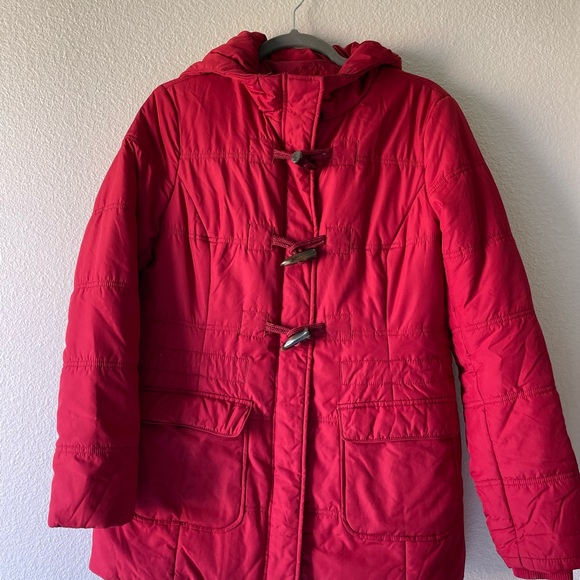 Esprit Jackets & Blazers - Beautiful Espirit puffer quilted coat in redish color. Size 10